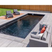 Aquarino 8x14 Fiberglass pool installed